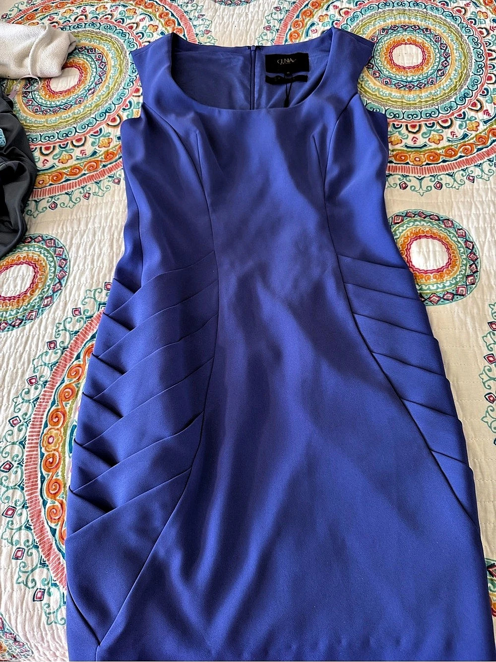 CENA Pamela Fit Mini Dress in purple Size 10 NWT